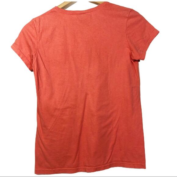 5/$25 Polo Ralph Lauren V Neck Basic Pink Coral T Shirt Size Small - Picture 2 of 4